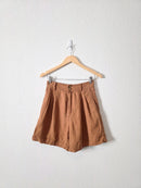 Madewell Burnt Orange Linen Shorts (0)