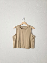 Z Supply Cropped Cotton Tank (S)