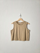 Z Supply Cropped Cotton Tank (S)