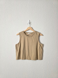 Z Supply Cropped Cotton Tank (S)