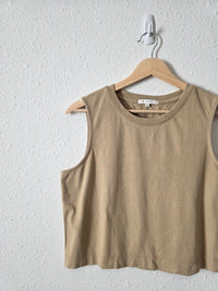 Z Supply Cropped Cotton Tank (S)