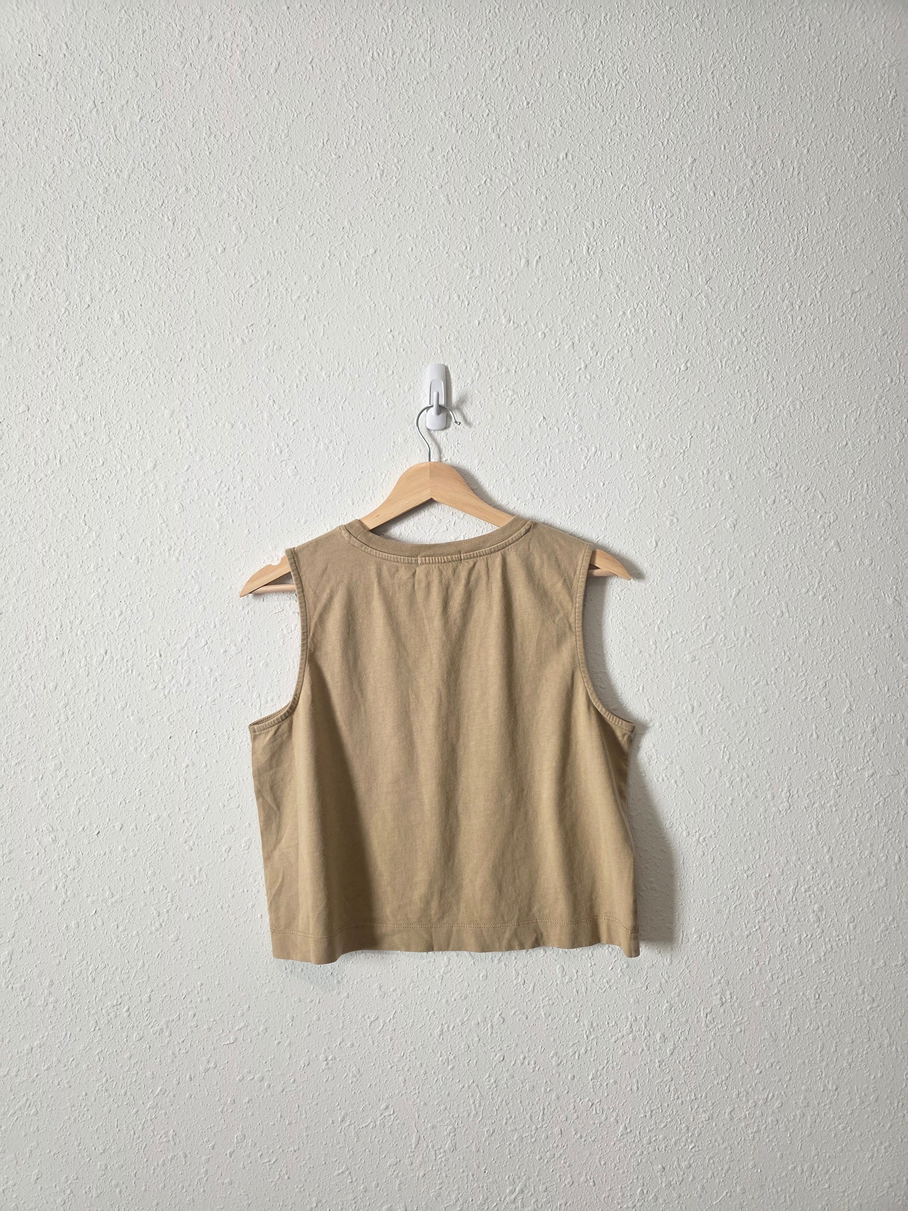 Z Supply Cropped Cotton Tank (S)