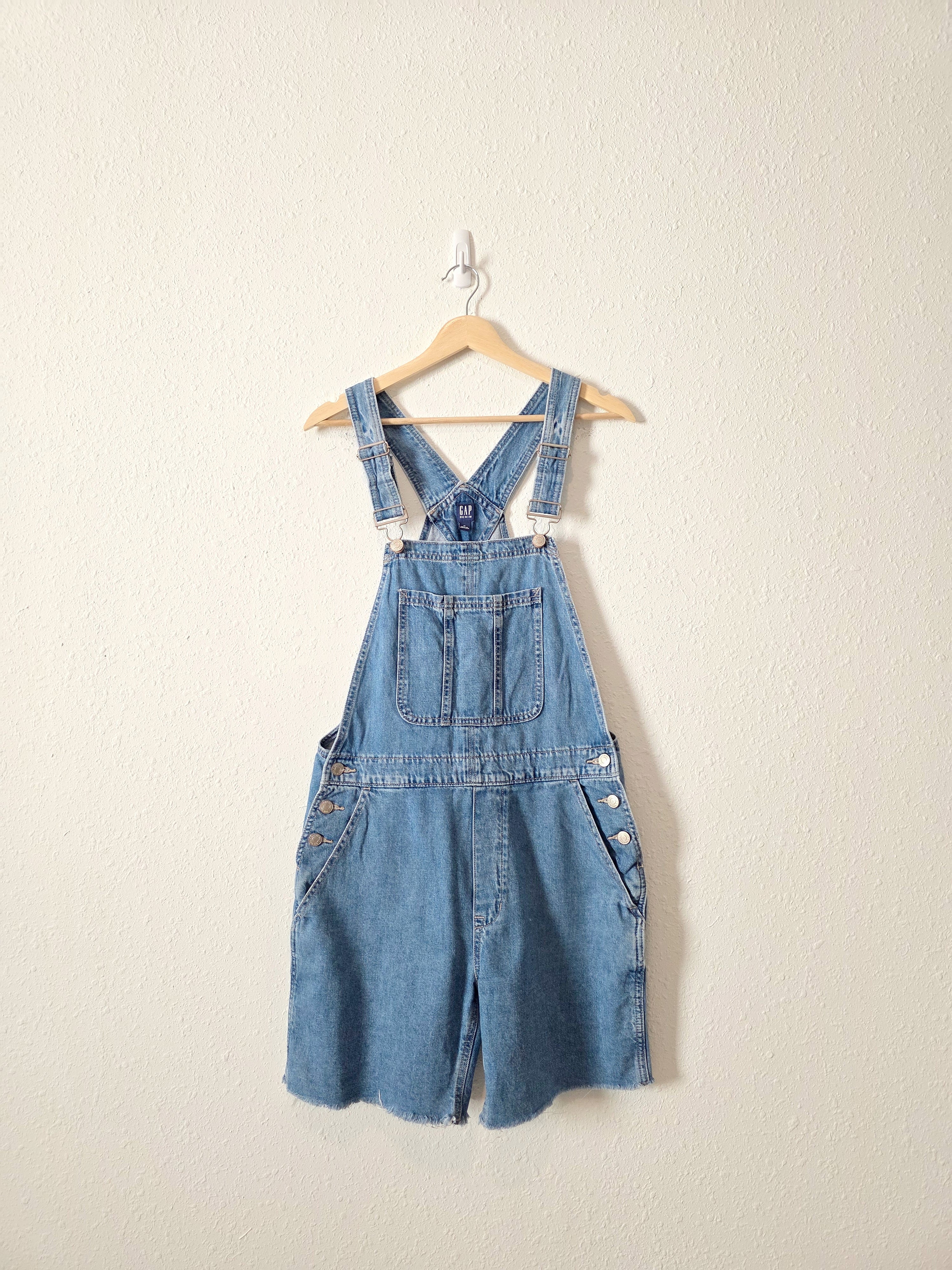 Gap Relaxed Denim Shortalls (M)