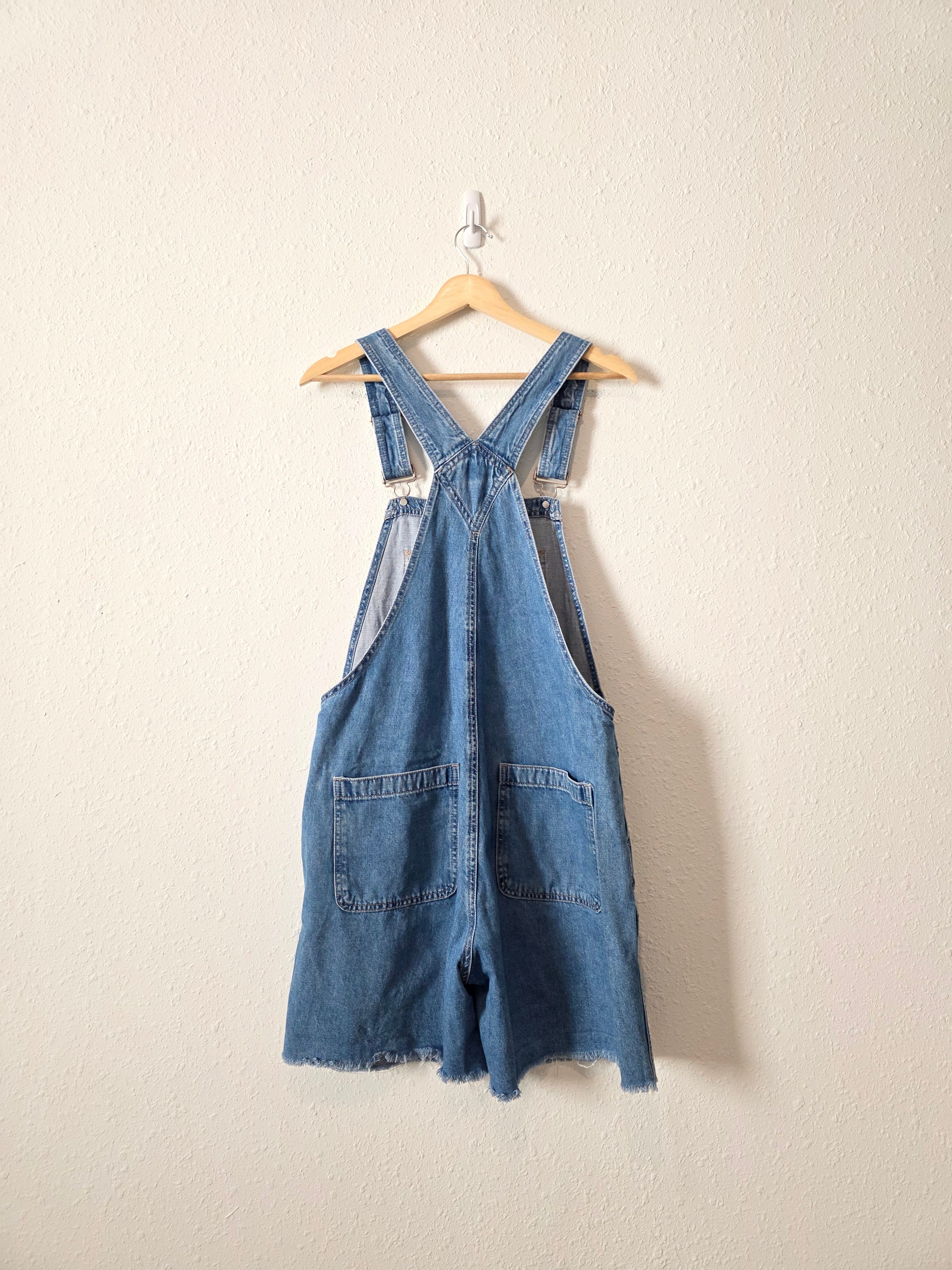 Gap Relaxed Denim Shortalls (M)