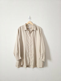 Vintage Linen Button Up (3X)