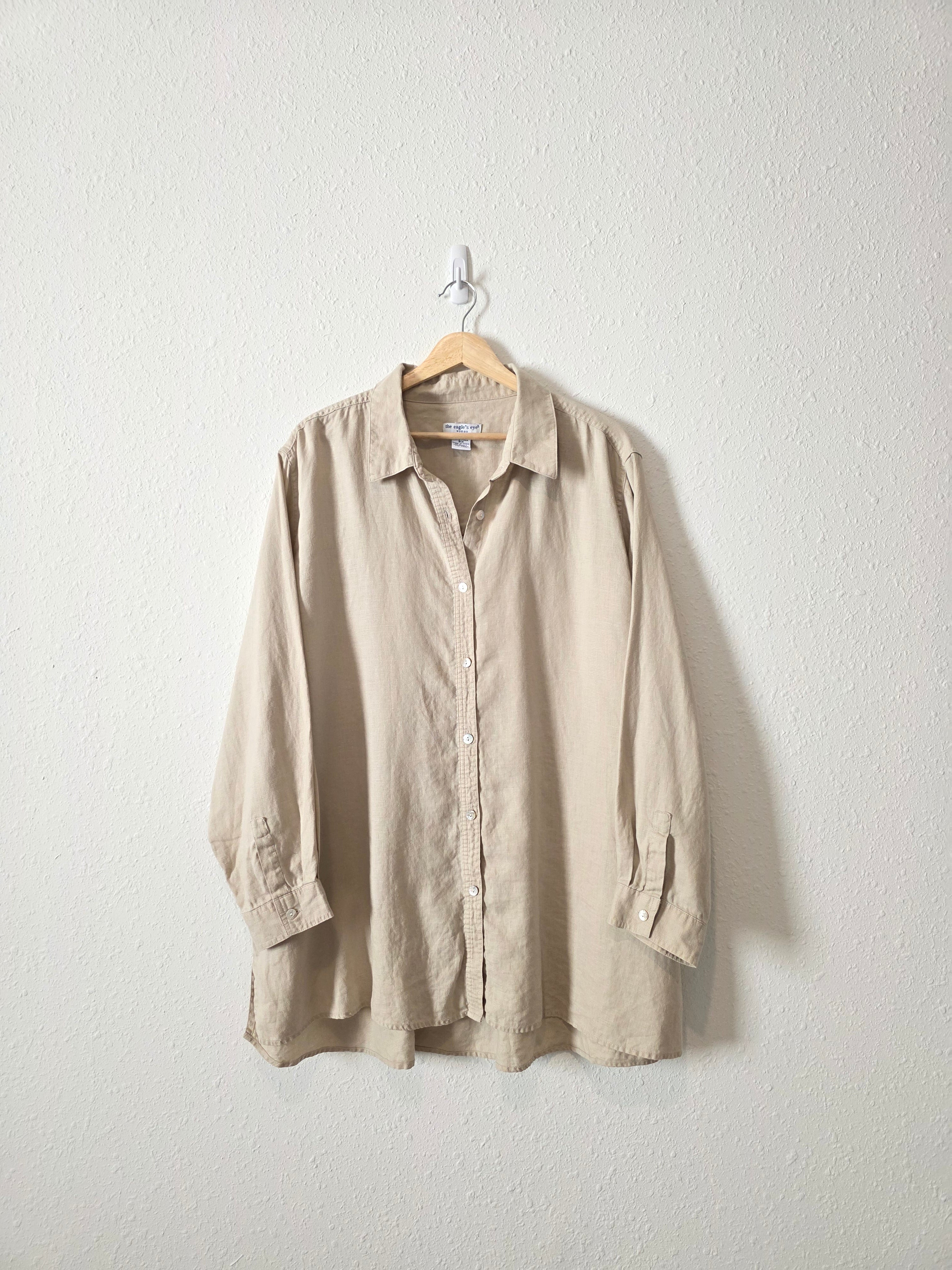 Vintage Linen Button Up (3X)