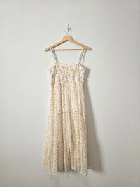 Dainty Floral Midi Dress (L)