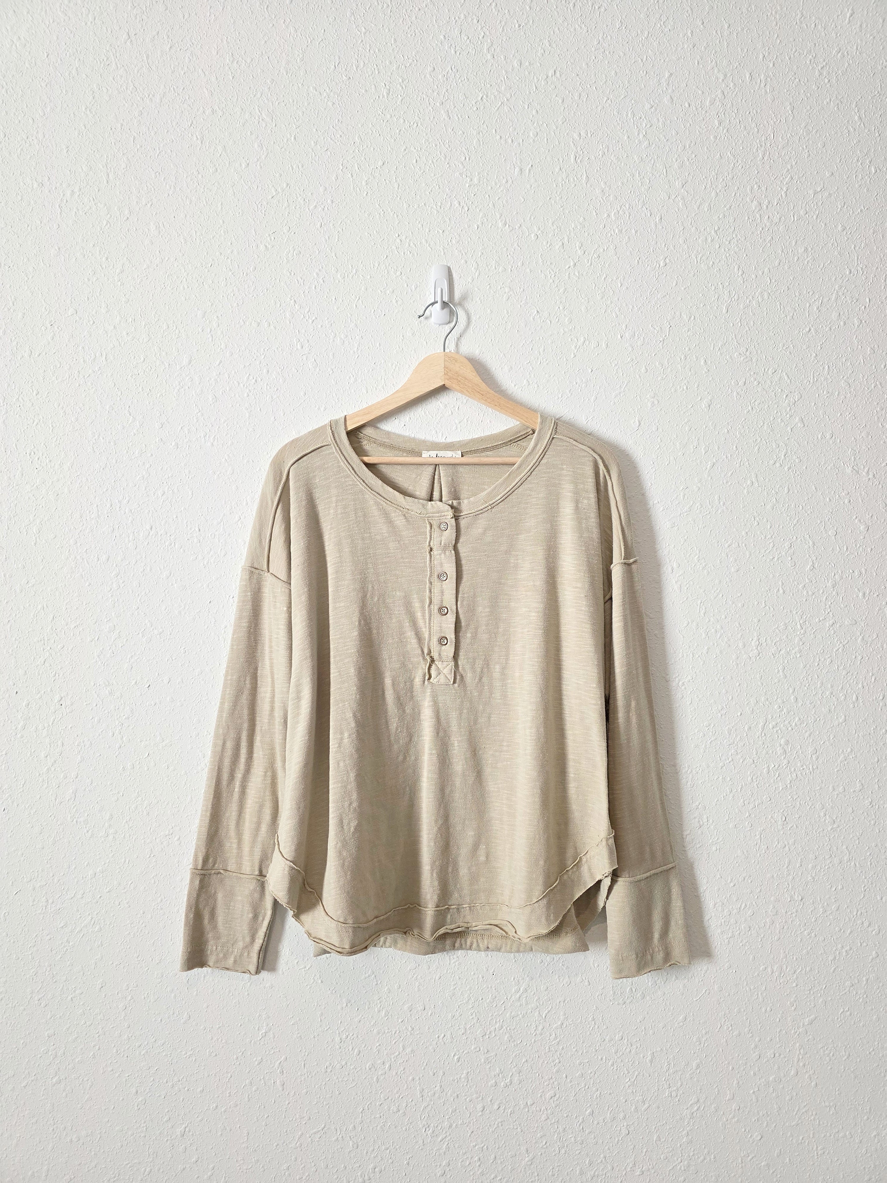In Loom Beachy Henley Tee (L)