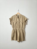 NEW Gap Linen Utility Romper (M)
