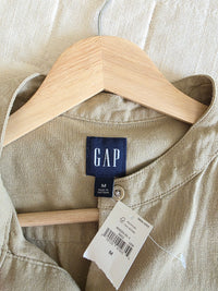 NEW Gap Linen Utility Romper (M)