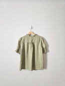 J.Crew Sage Linen Blouse (S)