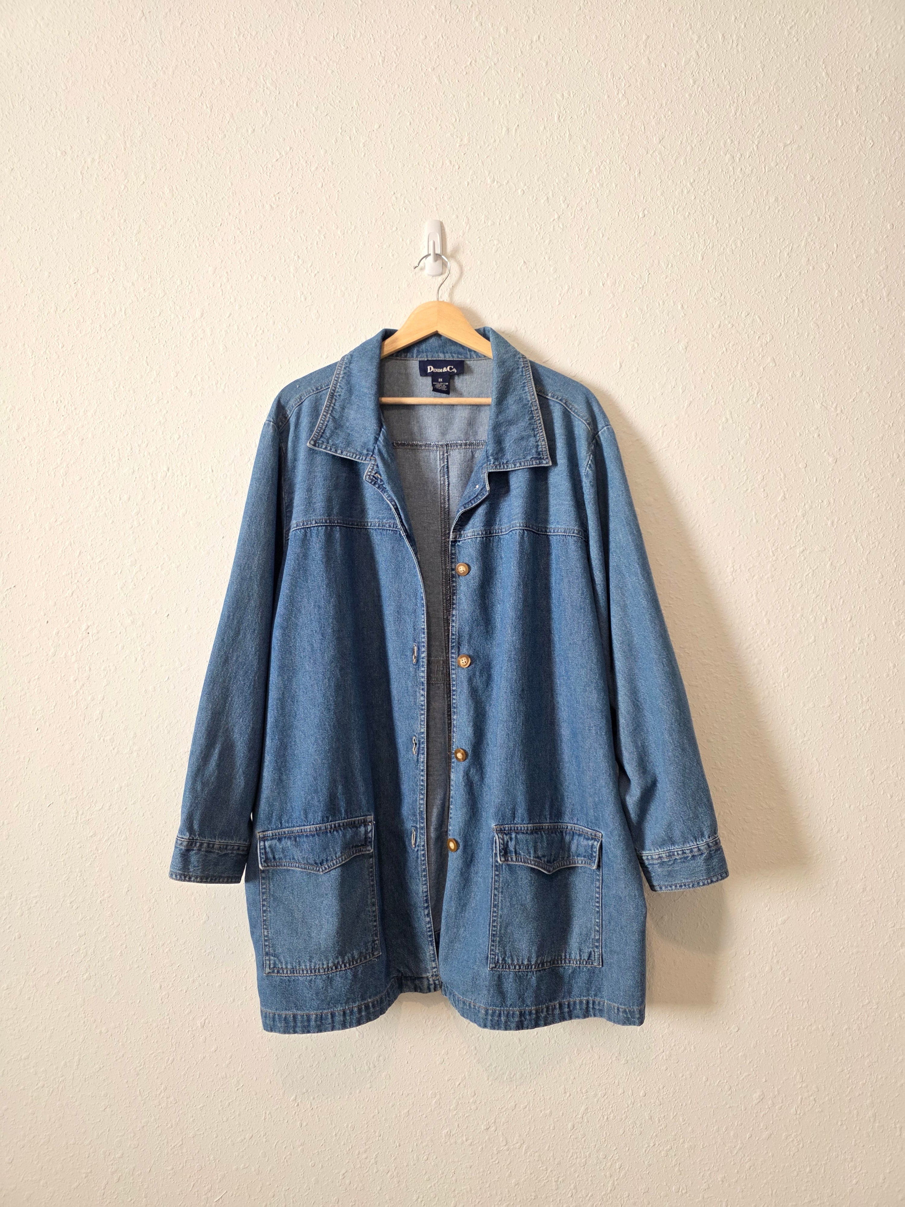Vintage Denim Chore Jacket (2X)