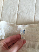 Anthropologie White Cotton Mini Skirt (S)