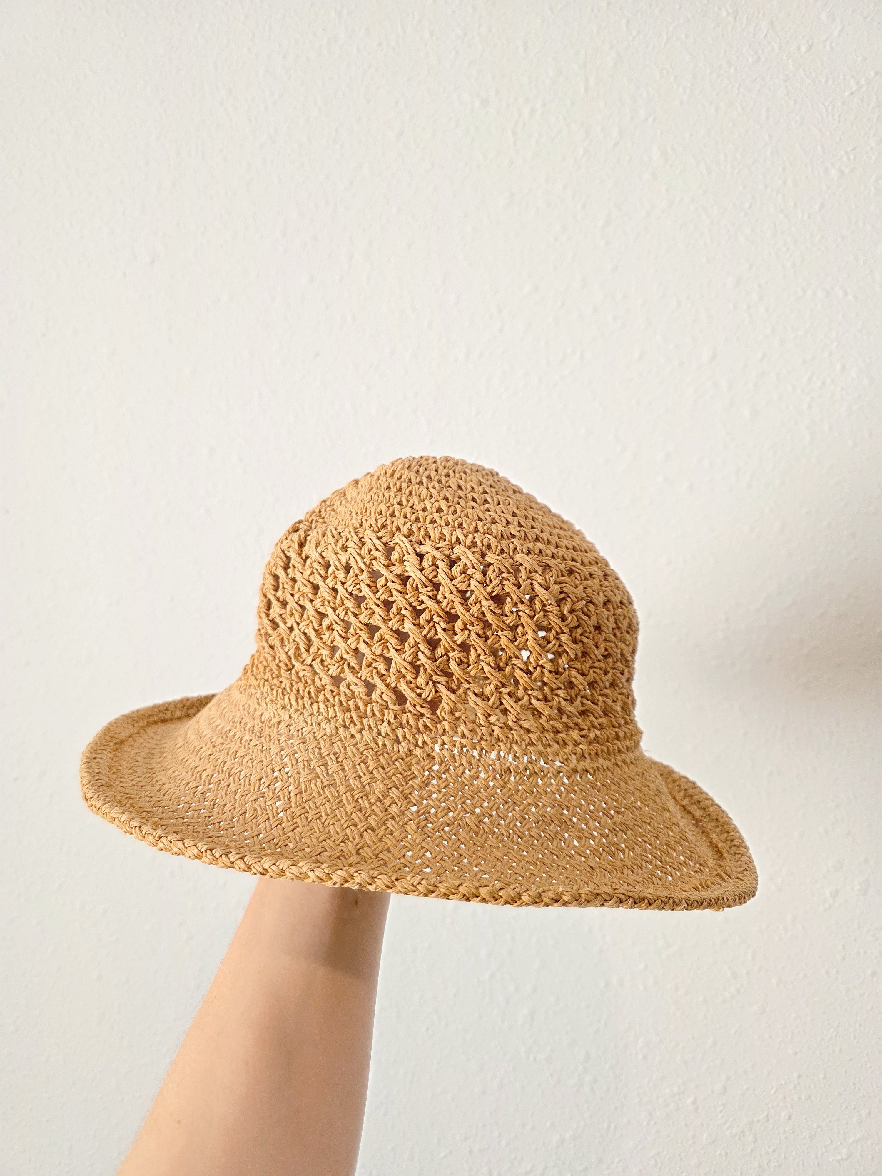 Beachy Straw Bucket Hat