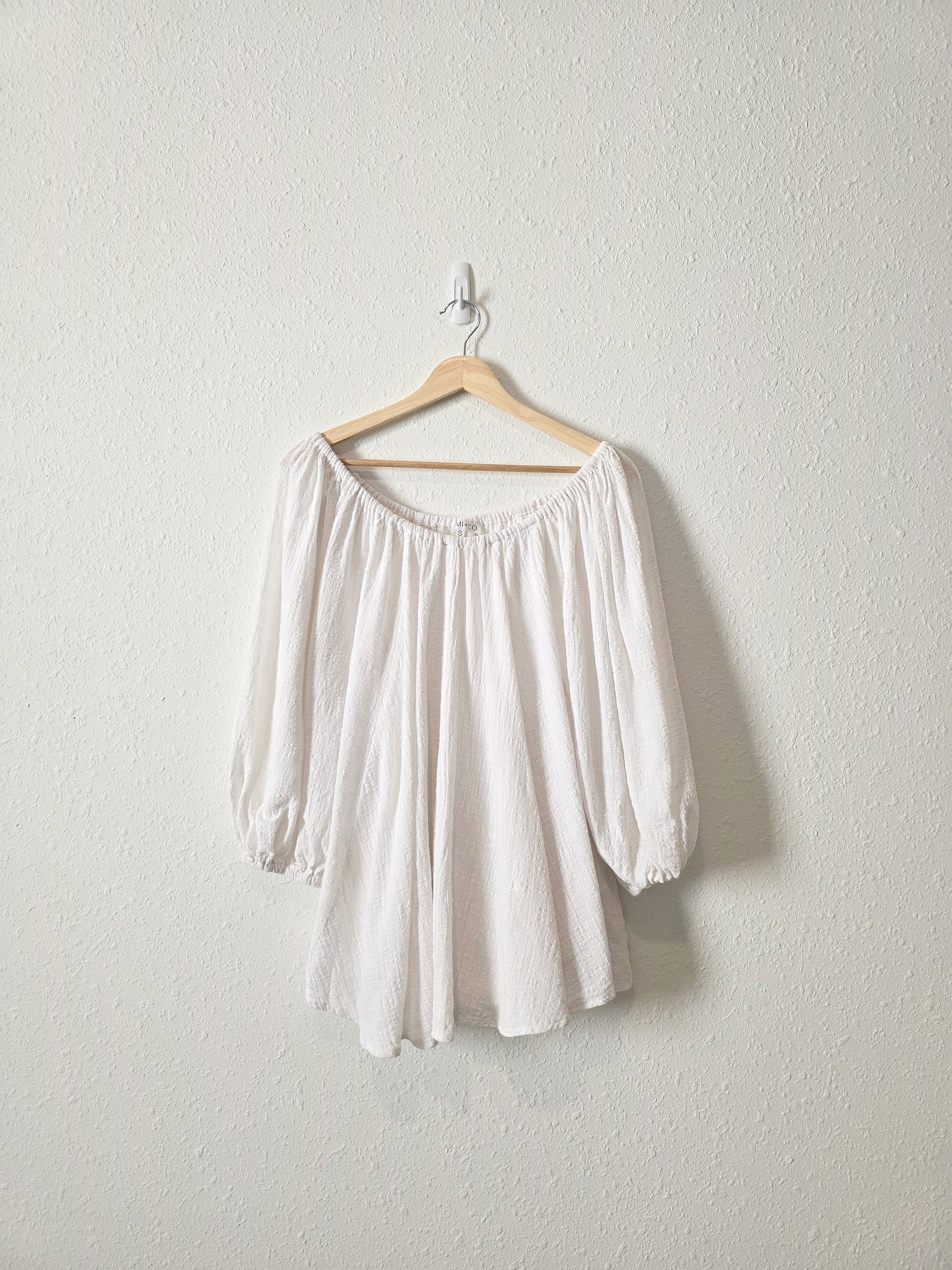 Aemi + Co Textured Cotton Top (S)