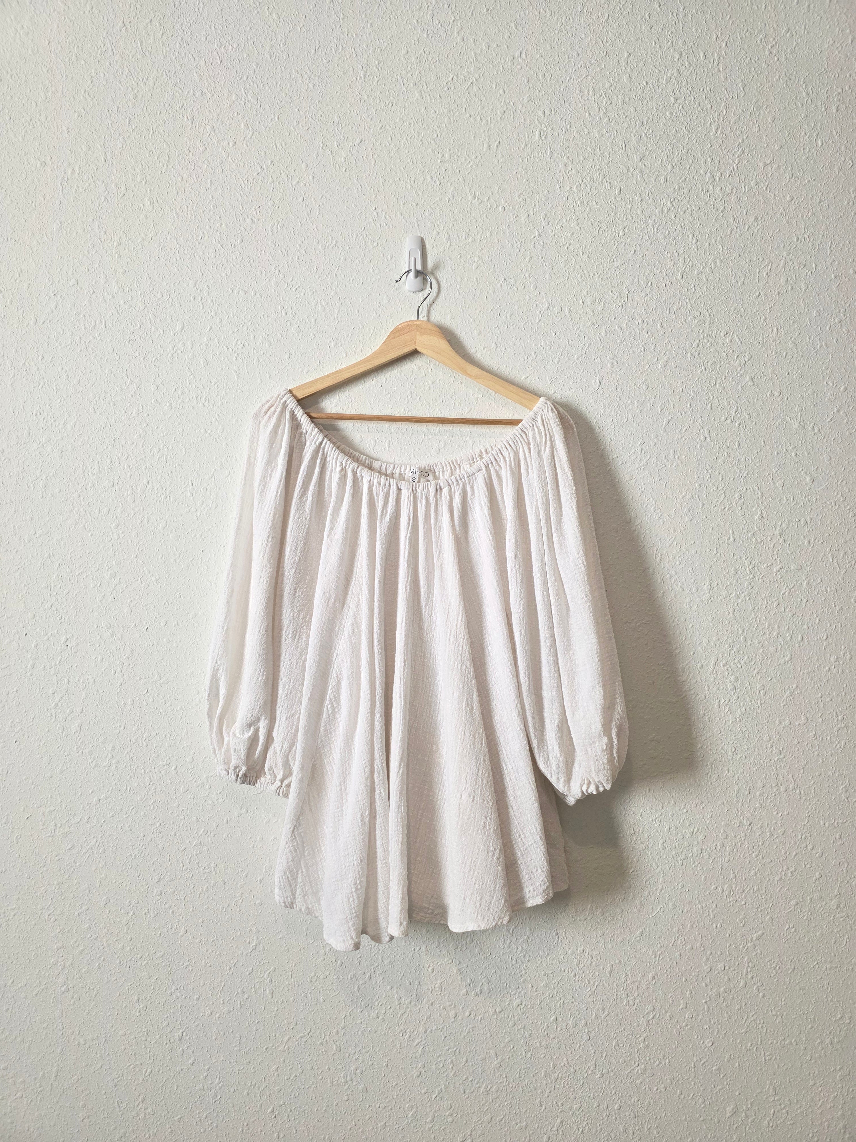 Aemi + Co Textured Cotton Top (S)