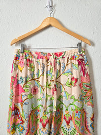 NEW Zara Colorful Wide Leg Pants (L)