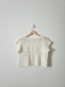 Crochet Button Up Top (S)