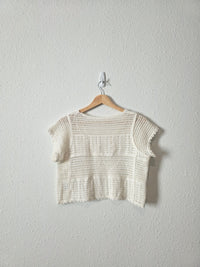 Crochet Button Up Top (S)