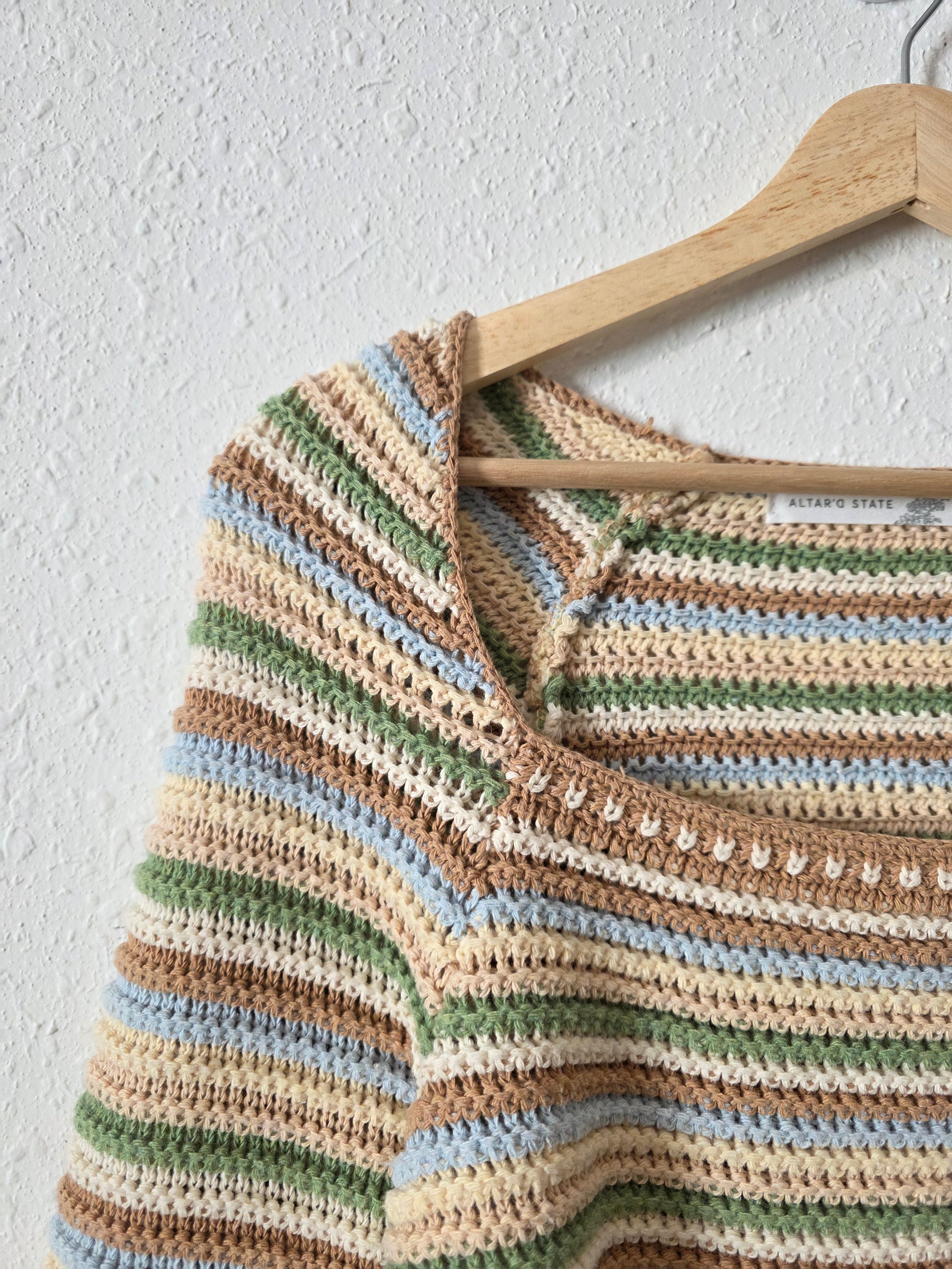 Altar'd State Crochet Sweater (M)