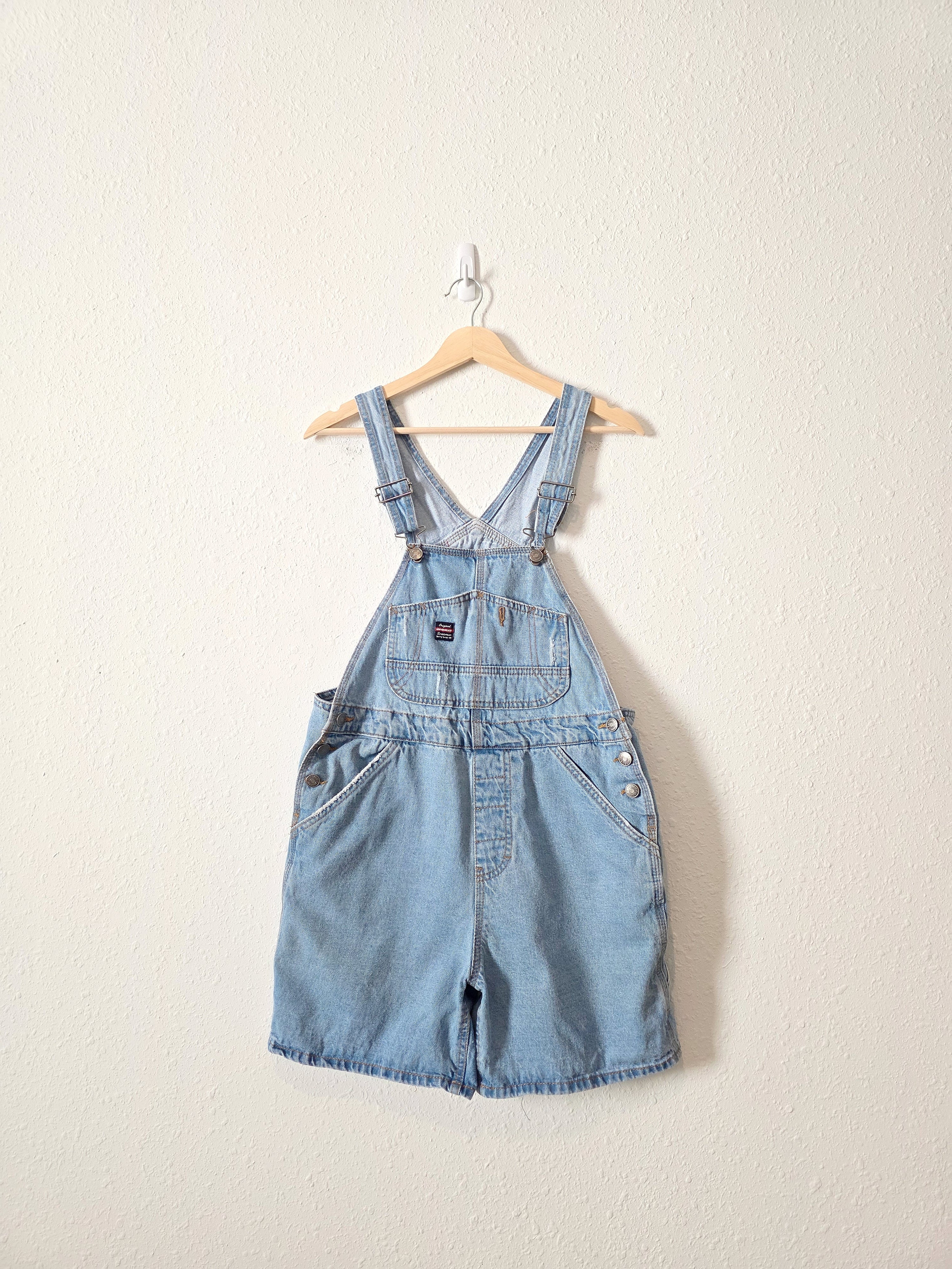 Vintage Denim Shortalls (S)