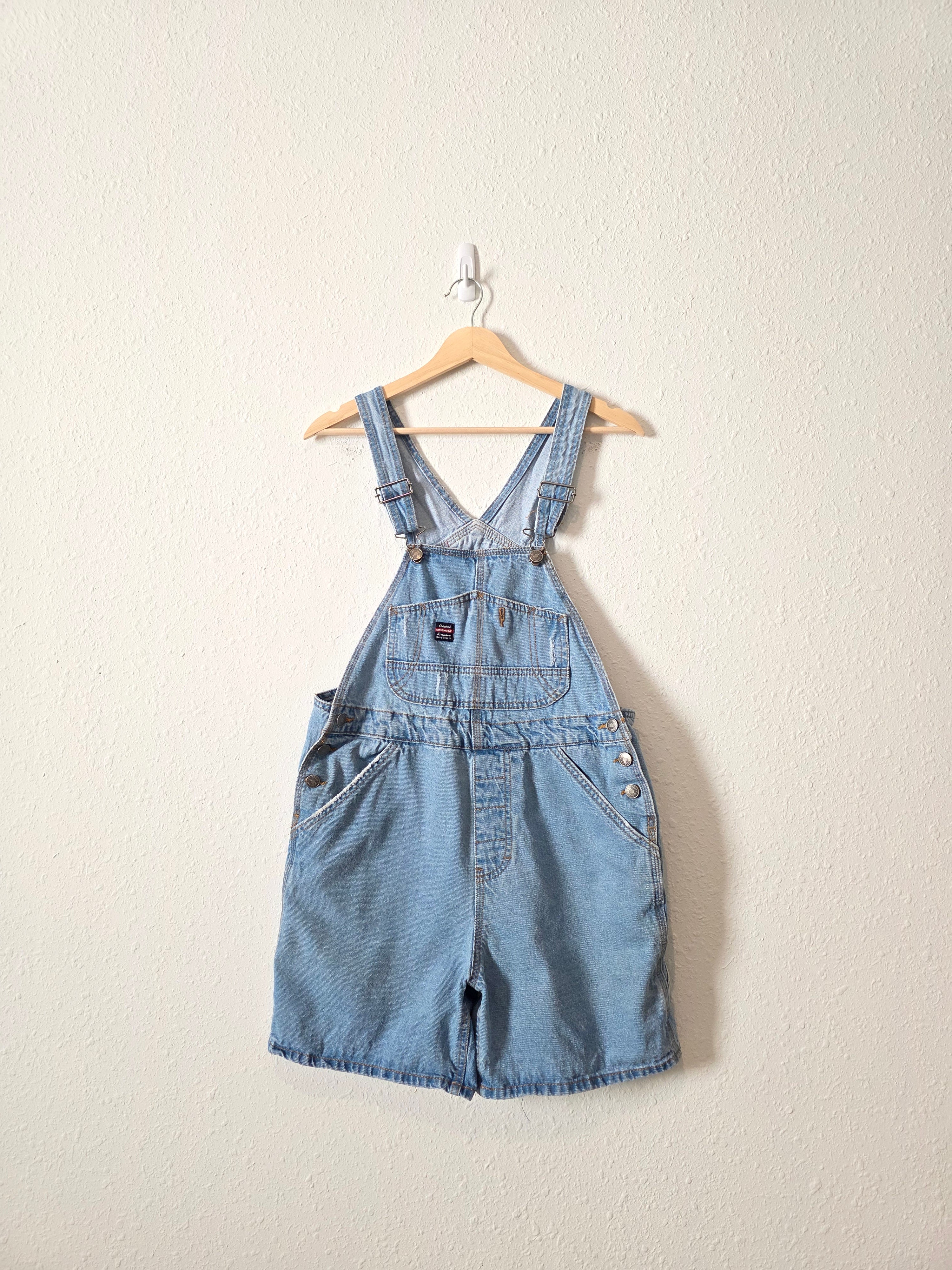 Vintage Denim Shortalls (S)