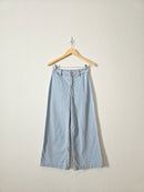 Pinstripe Wide Leg Jeans (25)