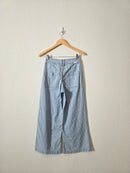 Pinstripe Wide Leg Jeans (25)