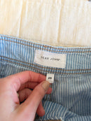 Pinstripe Wide Leg Jeans (25)