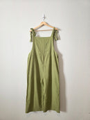 Green Wide Leg Overall Jumpsuit (L/XL)