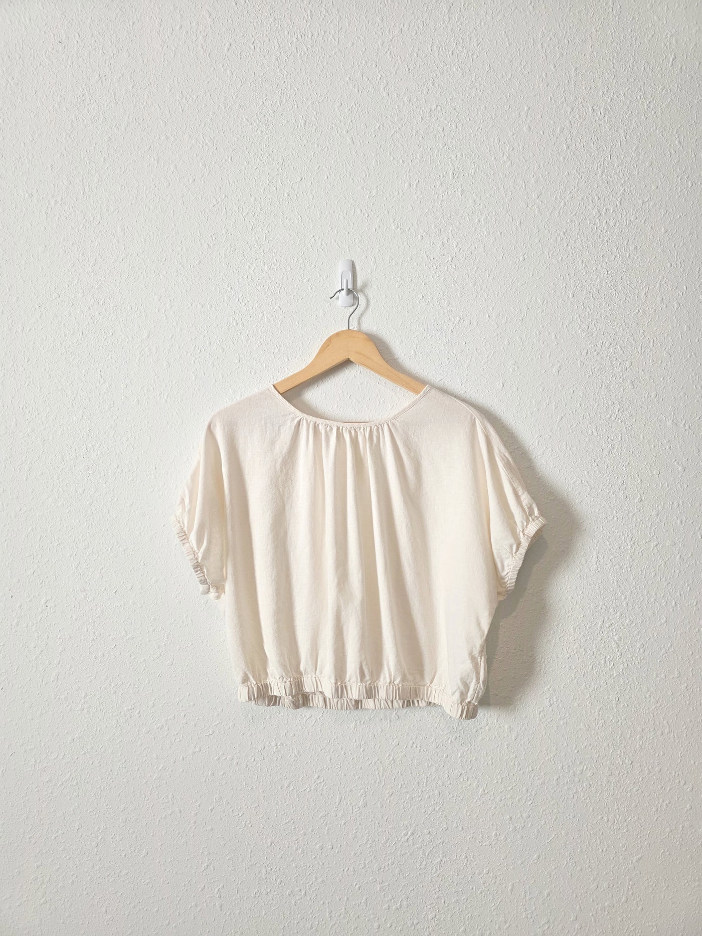 Madewell Linen Blend Relaxed Top (M)