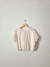 Madewell Linen Blend Relaxed Top (M)