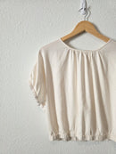 Madewell Linen Blend Relaxed Top (M)