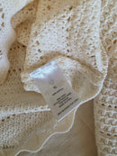 Cream Textured Knit Cardigan (XL)