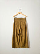 Chartreuse Cord Wide Leg Pants (S)