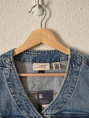NEW Cropped Denim Vest (S)