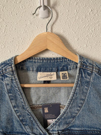 NEW Cropped Denim Vest (S)