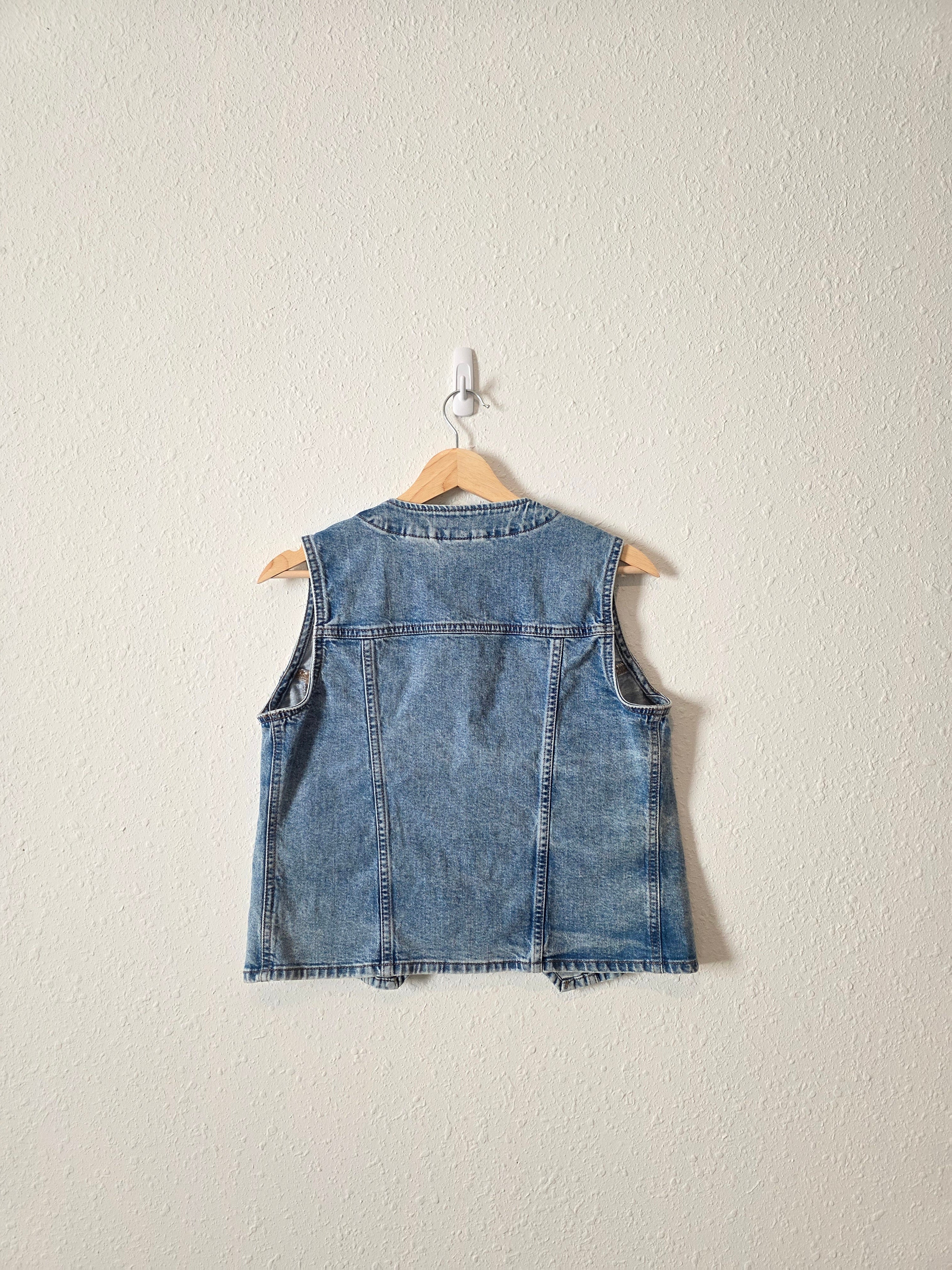 NEW Cropped Denim Vest (S)