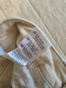 Ecru Relaxed Straight Jeans (S)