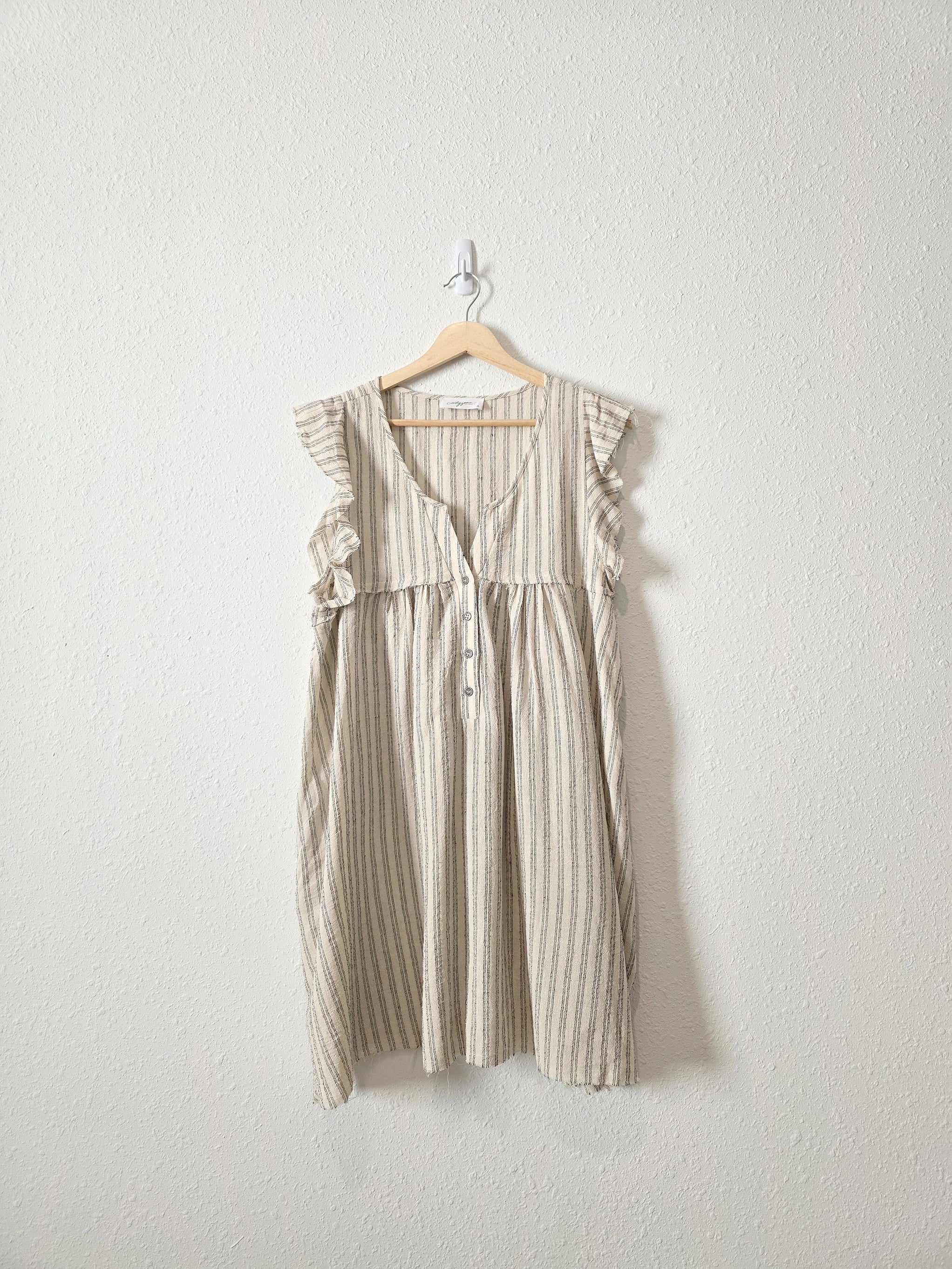 Carly Jean Striped Mini Dress (XL)