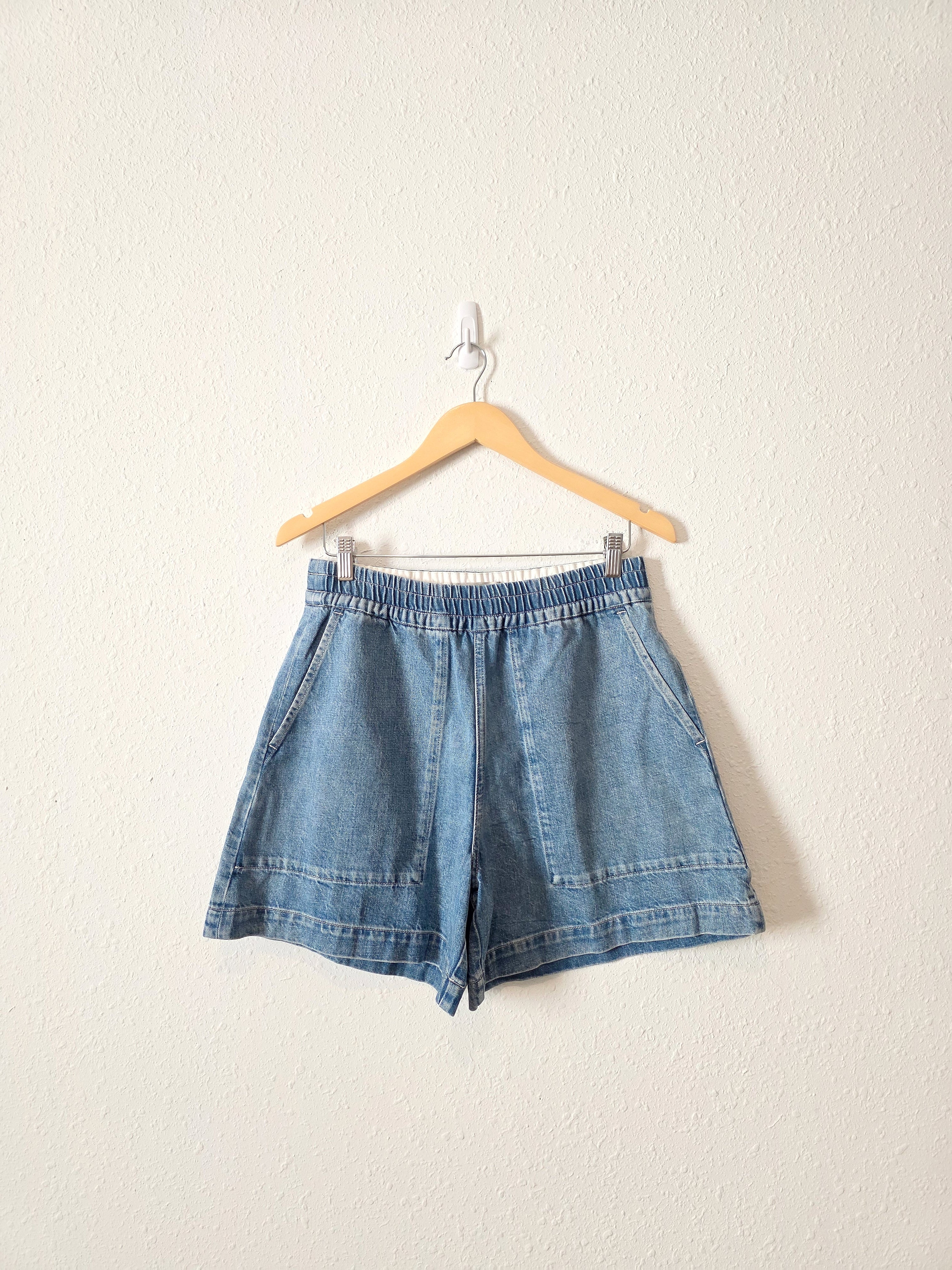 NEW Everlane Denim Easy Shorts (M)