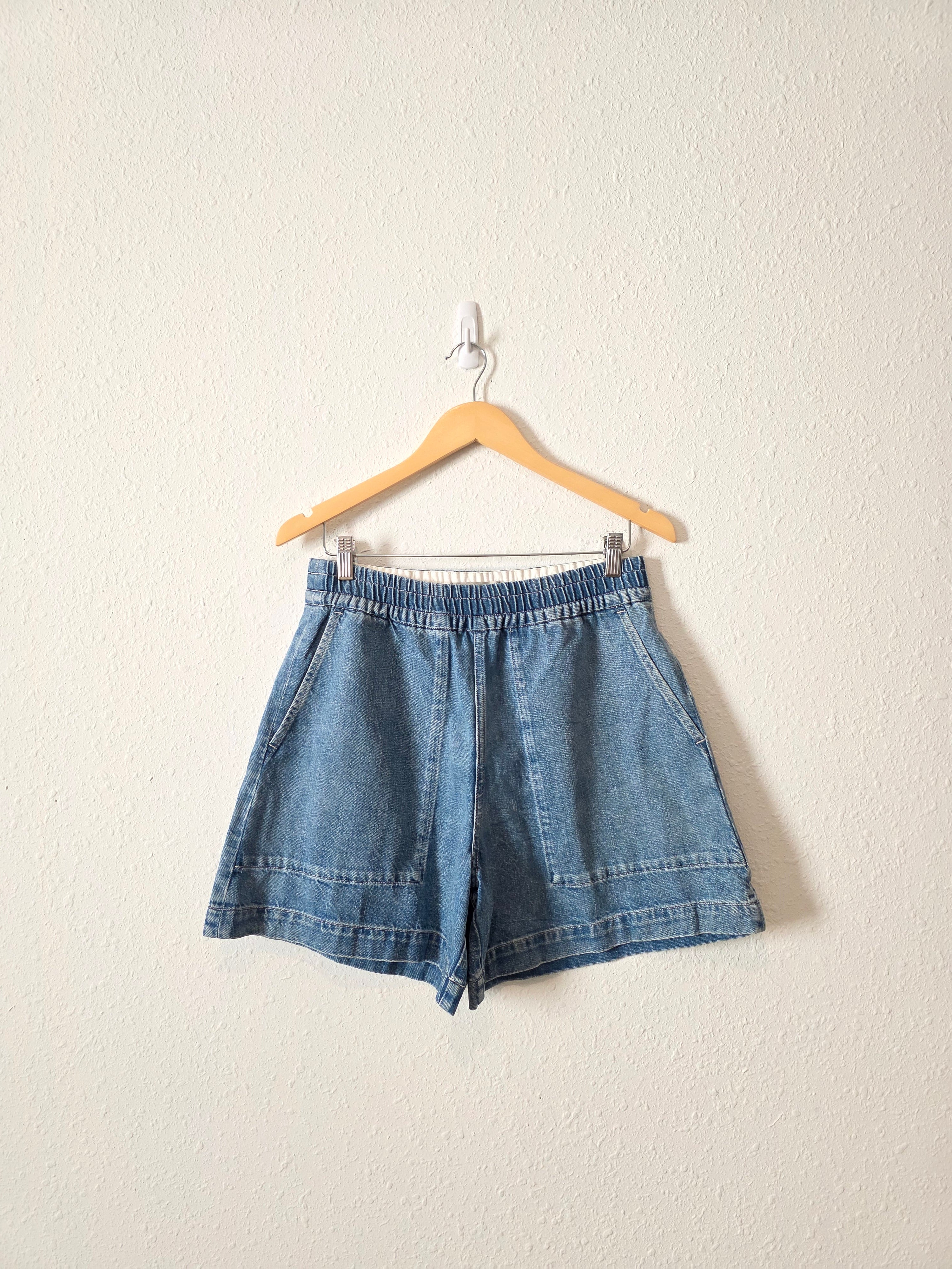 NEW Everlane Denim Easy Shorts (M)