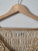 Dainty Floral Smocked Top (M)