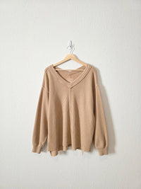 Aerie Oversized Ribbed Sweatshirt (XS)