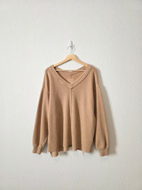 Aerie Oversized Ribbed Sweatshirt (XS)