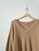 Aerie Oversized Ribbed Sweatshirt (XS)