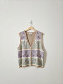 Vintage Floral Embroidered Vest (LP)