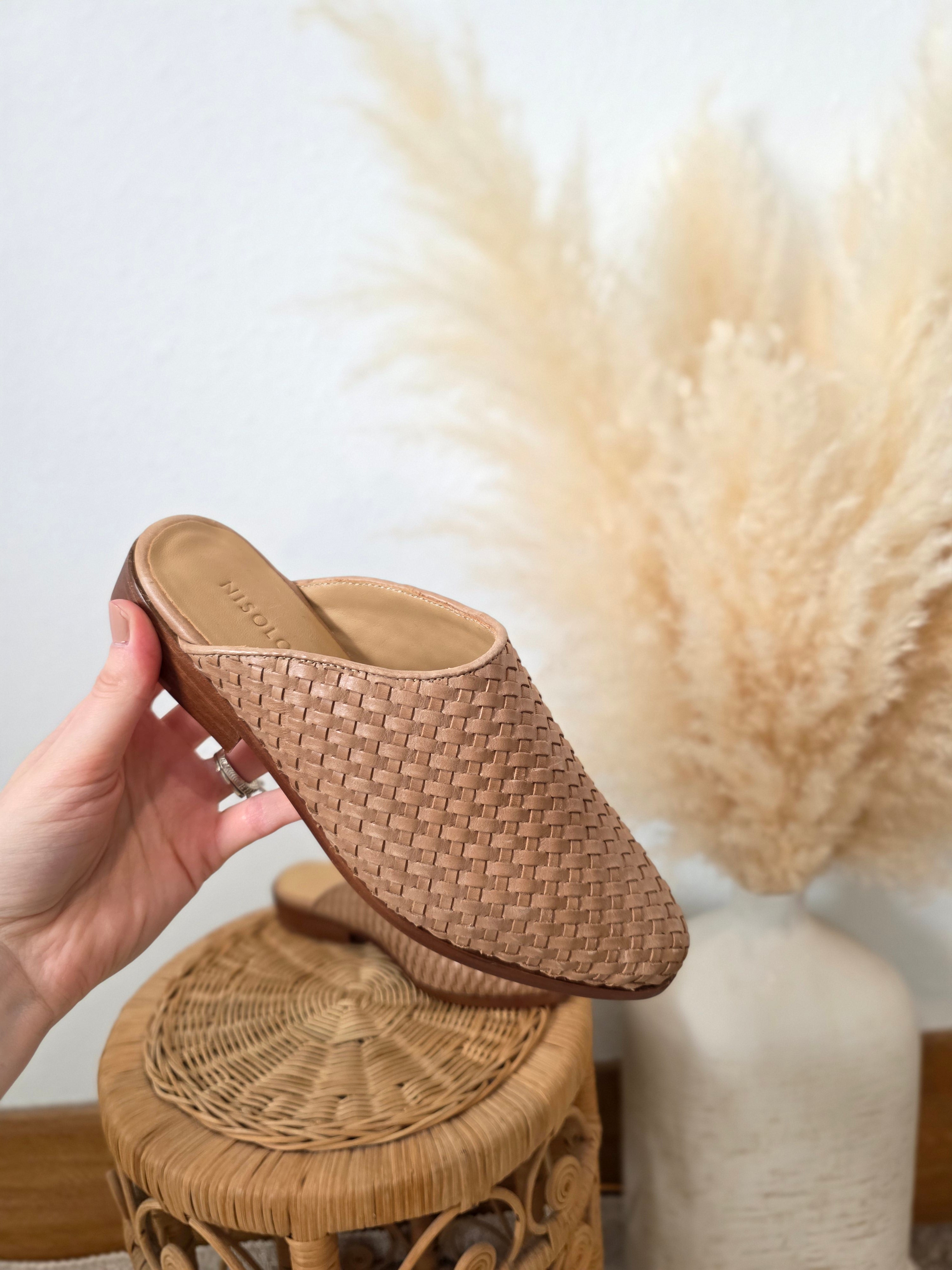 Nisolo Woven Leather Mules (5)