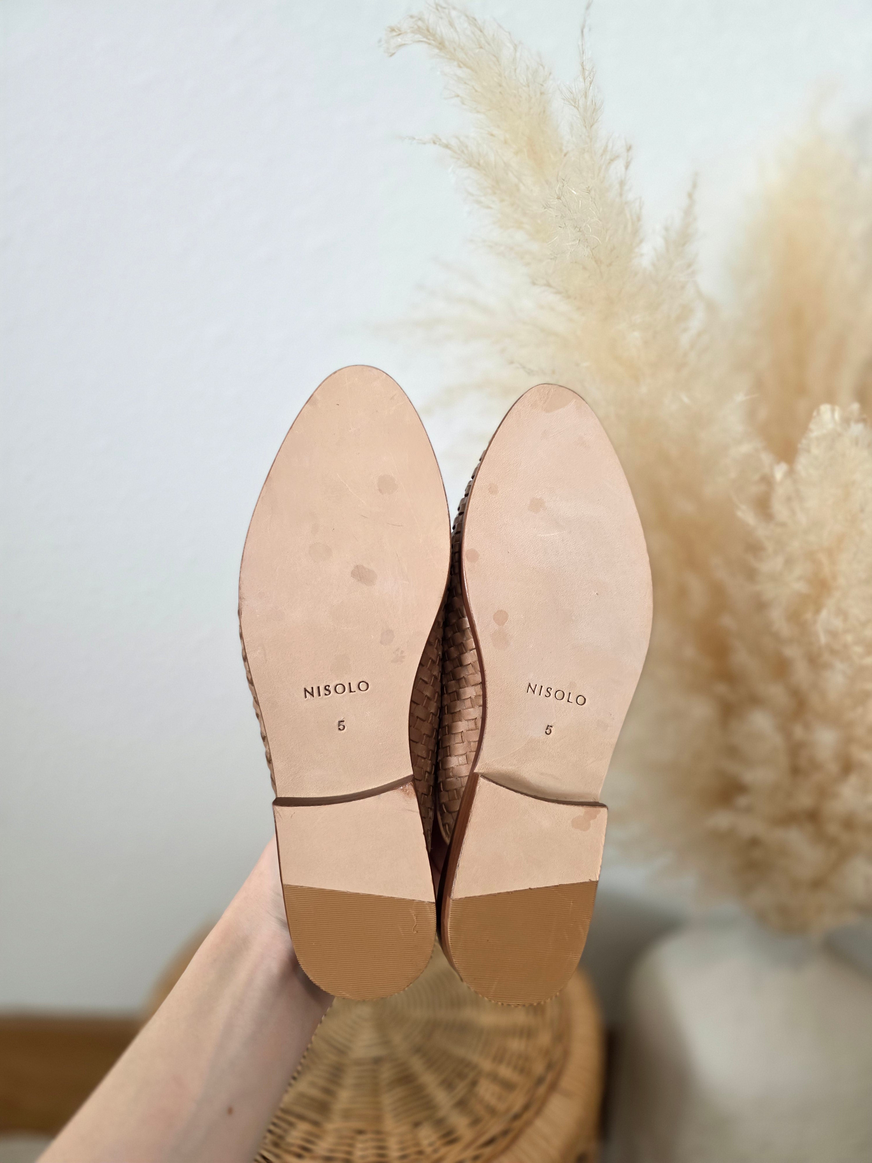 Nisolo Woven Leather Mules (5)