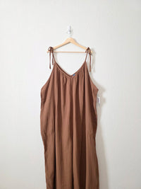NEW Gauze Wide Leg Jumpsuit (4X)